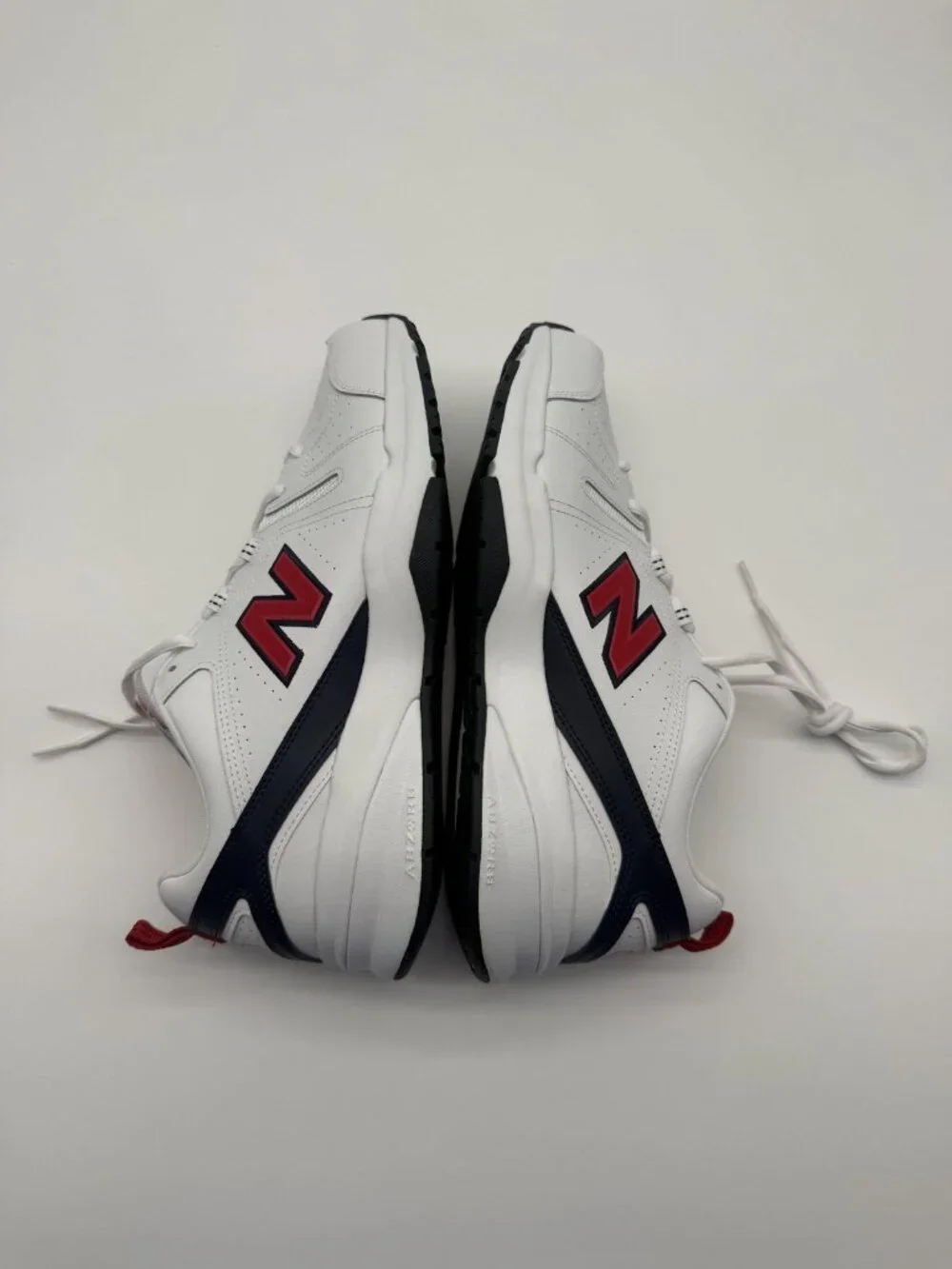 New New Balance 608 4E Wide Walking Shoes Men's Size 12 White Navy MX608HR5